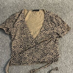 Brandy Melville Wrap Top